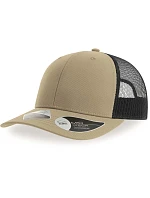 Atlantis Headwear Bryce 6-panelová truckerová čiapka 33.0102 khaki/čierna Atlantis Headwear Bryce 6-panelová truckerová čiapka 33.0102 khaki/čierna