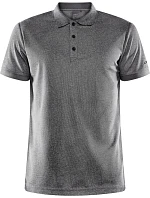 Craft Corporate CORE Unify Polo Shirt M Pánske športové polo 81.9138 tmavošedá melírovaná