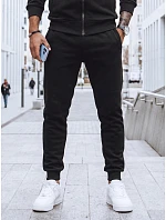Pánska zateplená tepláková súprava čierna FashionStreet AX0607 Pánska zateplená tepláková súprava čierna FashionStreet AX0607