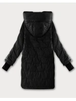 Dámska prešívaná pletená bunda S'West black (B8505-1) Dámska prešívaná pletená bunda S'West black (B8505-1)