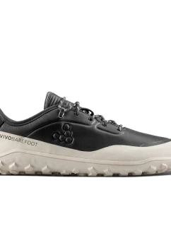 Vivobarefoot pánske TRACKER LEATHER AT LOW MENS OBSIDIAN/WHITE (309534-04)
