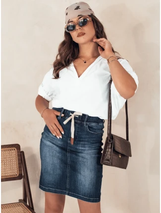 DENIMFIT modrá džínsová sukňa FashionStreet CY0455