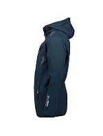 Geografická nórska softshellová bunda Royaute Assor B Men 068 M WW1975H/GN/Navy / Black