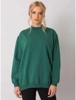 Mikina s kapucňou RV BL 5185.90P tmavozelená