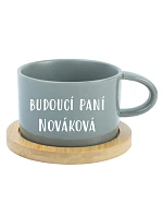 Personalizovaný keramický hrnček „MAKRONKA“ – budúca pani Personalizovaný keramický hrnček „MAKRONKA“ – budúca pani