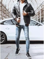FashionStreet sivá obojstranná pánska zimná bunda TX4198 FashionStreet sivá obojstranná pánska zimná bunda TX4198