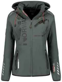 Softshellová bunda Geographical Norway (WU8088F/GN D.GREY/BLACK)