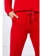 Červená tepláková súprava Červená tepláková súprava