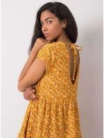 Šaty D50051Z30268 tmavo žlté