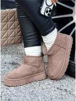 Dámske snežnice na platforme béžové BRINETTO FashionStreet ZY0568 Dámske snežnice na platforme béžové BRINETTO FashionStreet ZY0568