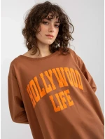 Mikina VI BL 3102.01P svetlo hnedá