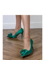 Dámske lodičky na podpätku FB-302 Green - Lovit