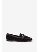 Dámske mokasíny H8-515 black - Sweet shoes Dámske mokasíny H8-515 black - Sweet shoes