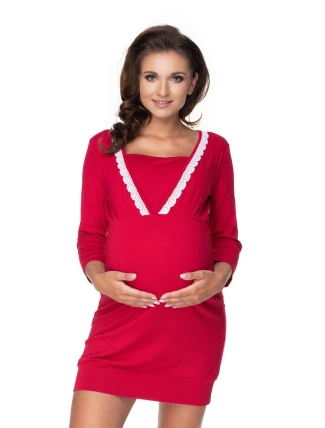 Tehotenská nočná košeľa model 138226 PeeKaBoo