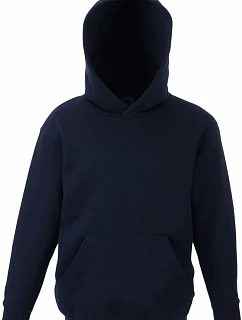 Fruit of the Loom Classic Kids Hooded Sweat Detská mikina s kapucňou 16.2043 tmavomodrá