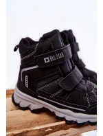 Dziecięce Botki Trapery Memory Foam Big Star KK374157 Czarne