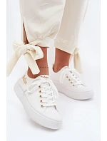 Tenisky na platforme Lee Cooper LCW-26-44-4482 White Tenisky na platforme Lee Cooper LCW-26-44-4482 White