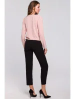 K037 Zavinovacia blúzka - púdrová K037 Zavinovacia blúzka - púdrová