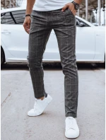 Pánske ležérne nohavice tmavosivé FashionStreet UX4396