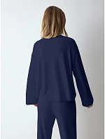 Horná časť pyžama Cozy Comfort Top X 01 modrá Blue – TRIUMPH Horná časť pyžama Cozy Comfort Top X 01 modrá Blue – TRIUMPH