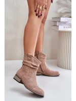 Dámska členková obuv 24BT02-3046 Brown taupe - Jezzi