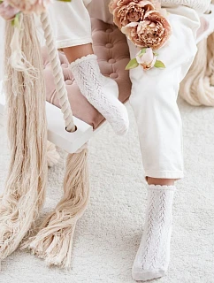 Detské ažurové ponožky -ŻUR-thin 1511.001