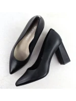 Sergio Leone čierne lodičky na podpätku PB216