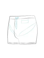 Pánske plavky L4 6 tm.modrá - Self Pánske plavky L4 6 tm.modrá - Self