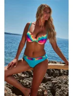 Dámske plavky KFP035 Clarissa Blue and Pink - Gaia