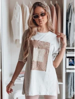 Dámske sivé tričko FAGOS FashionStreet RY2593