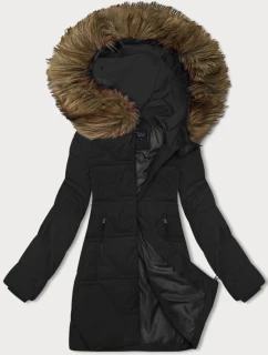 Dámska zimná bunda s kapucňou J Style Black (16M9099-392)