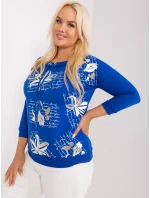 Blúzka RV BZ 9073.86 kobalt