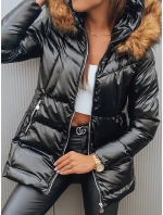 Dámska bunda GISEL black FashionStreet TY3092 Dámska bunda GISEL black FashionStreet TY3092