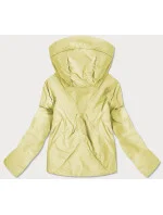 Žltá dámska obojstranná bunda (0955 #)