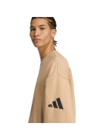 Pánska mikina adidas Essentials Loose Fit 3 Bar Logo Beige JX5668