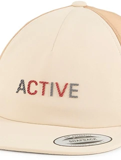 Flexfit 6502UMA 5-panelová čiapka „Mesh Active“ 55.02UM béžová/karamelová