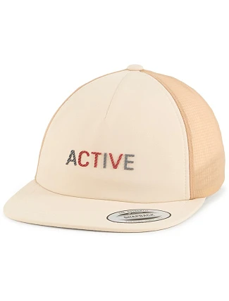Flexfit 6502UMA 5-panelová čiapka „Mesh Active“ 55.02UM béžová/karamelová Flexfit 6502UMA 5-panelová čiapka „Mesh Active“ 55.02UM béžová/karamelová