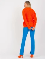 Dámsky sveter LC SW 0321 oranžový Dámsky sveter LC SW 0321 oranžový