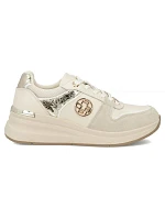 Dámske béžové kožené čižmy Filippo DP7769