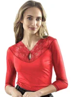 Dámska blúzka Danita red - ELDAR