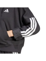 Dámska mikina adidas Essentials French Terry Quarter-Zip Hoodie black JN1956