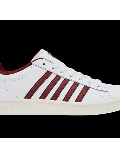 Tenisky K-swiss COURT TIEBREAK II WHITE/TIBETAN RED/SNOW WHITE-M (04413-152-M)