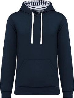 Kariban K 4013 Unisex mikina s kapucňou 20.K013 tmavomodrá/námornícka modrá