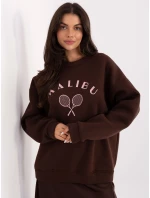 Mikina MJ BL H2519.34 tmavohnedá