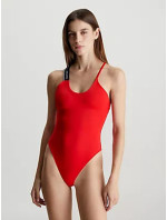 Dámske jednodielne plavky HALTER ONE PIECE KW0KW02423XNE - Calvin Klein
