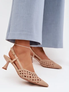 Sandále na podpätku model 225225 Krok vo veľkom štýle