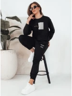 Dámska tepláková súprava FUTURE black FashionStreet AY1036