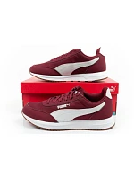 Športová obuv Puma pánske tenisky R78 Lightwind pohodlné módne bordová farba