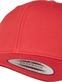 Flexfit 6606/6606T 6-panelová vintage čiapka „Trucker“ 55.6606 červená
