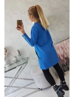 Blúzka s ozdobnou nevädzovou stuhou Blúzka s ozdobnou nevädzovou stuhou